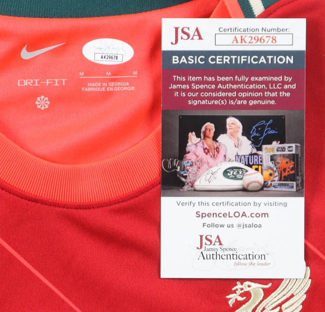 Jurgen Klopp Signed Liverpool F.C. Nike Authentic Jersey (JSA) at PristineAuction.com Jurgen Klopp Signed Liverpool F.C. Nike Authentic Jersey (JSA) at PristineAuction.com