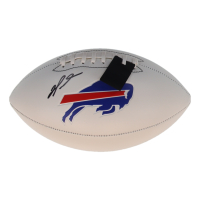 Damar Hamlin Signed Bills Logo Football (Schwartz) at PristineAuction.com