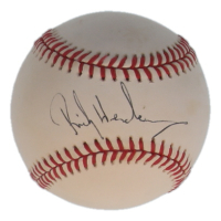 Rickey Henderson Signed Official 1993 World Series Logo Baseball (PSA) at PristineAuction.com