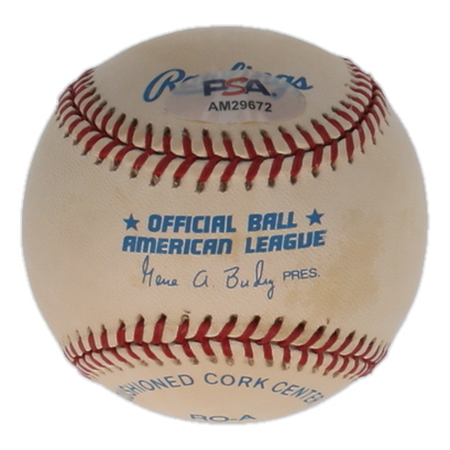 Bobby Doerr Signed OAL Baseball (PSA) at PristineAuction.com Bobby Doerr Signed OAL Baseball (PSA) at PristineAuction.com