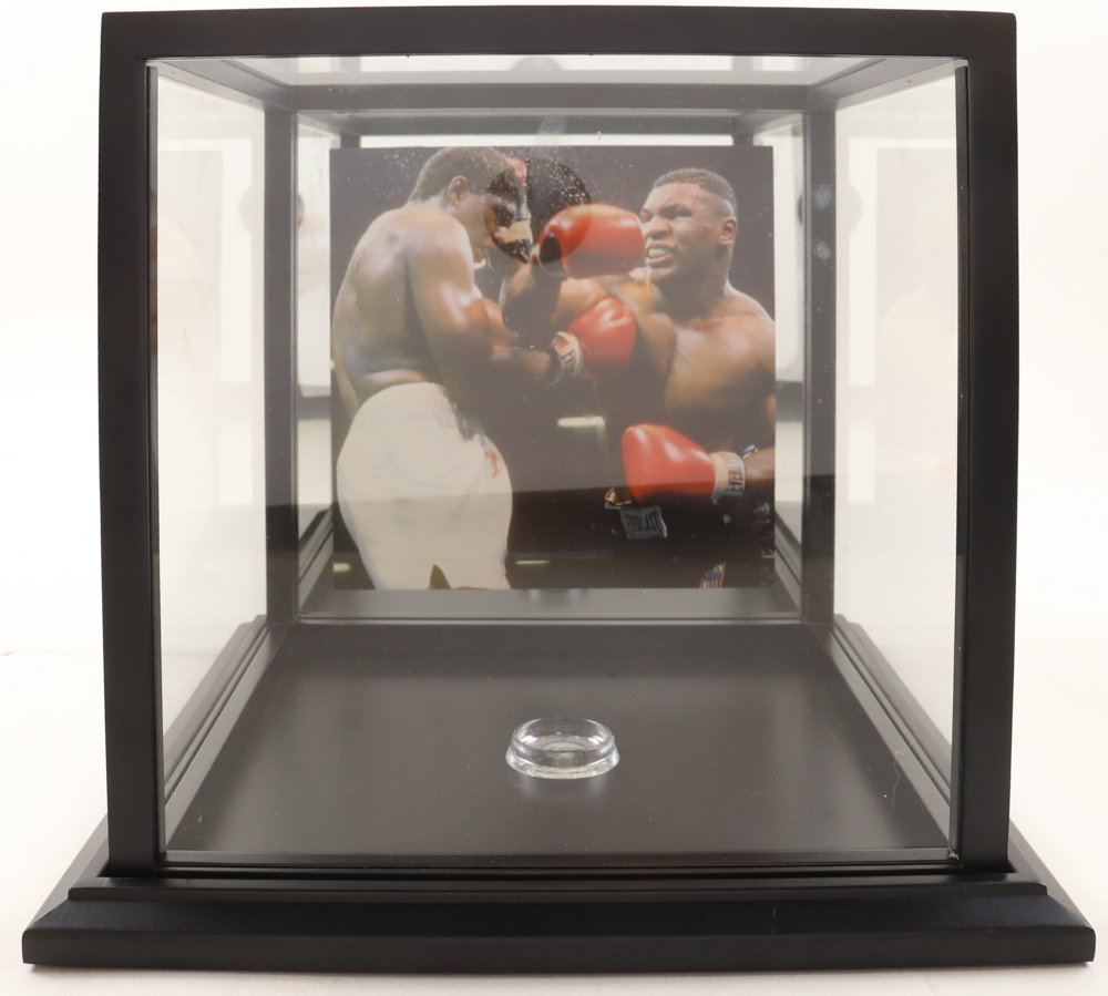 Mike Tyson Signed Hennessy Model Boxing Glove with Display Case (PSA & Tyson) at PristineAuction.com Mike Tyson Signed Hennessy Model Boxing Glove with Display Case (PSA & Tyson) at PristineAuction.com