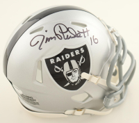 Jim Plunkett Signed Raiders Speed Mini Helmet (Schwartz) at PristineAuction.com