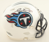 Derrick Mason Signed Titans Speed Mini Helmet (Scwartz) at PristineAuction.com