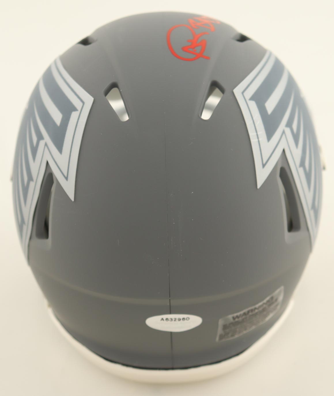 Andre Rison Signed Falcons Slate Alternate Speed Mini Helmet Inscribed "Bad Moon" (Schwartz) at PristineAuction.com Andre Rison Signed Falcons Slate Alternate Speed Mini Helmet Inscribed "Bad Moon" (Schwartz) at PristineAuction.com