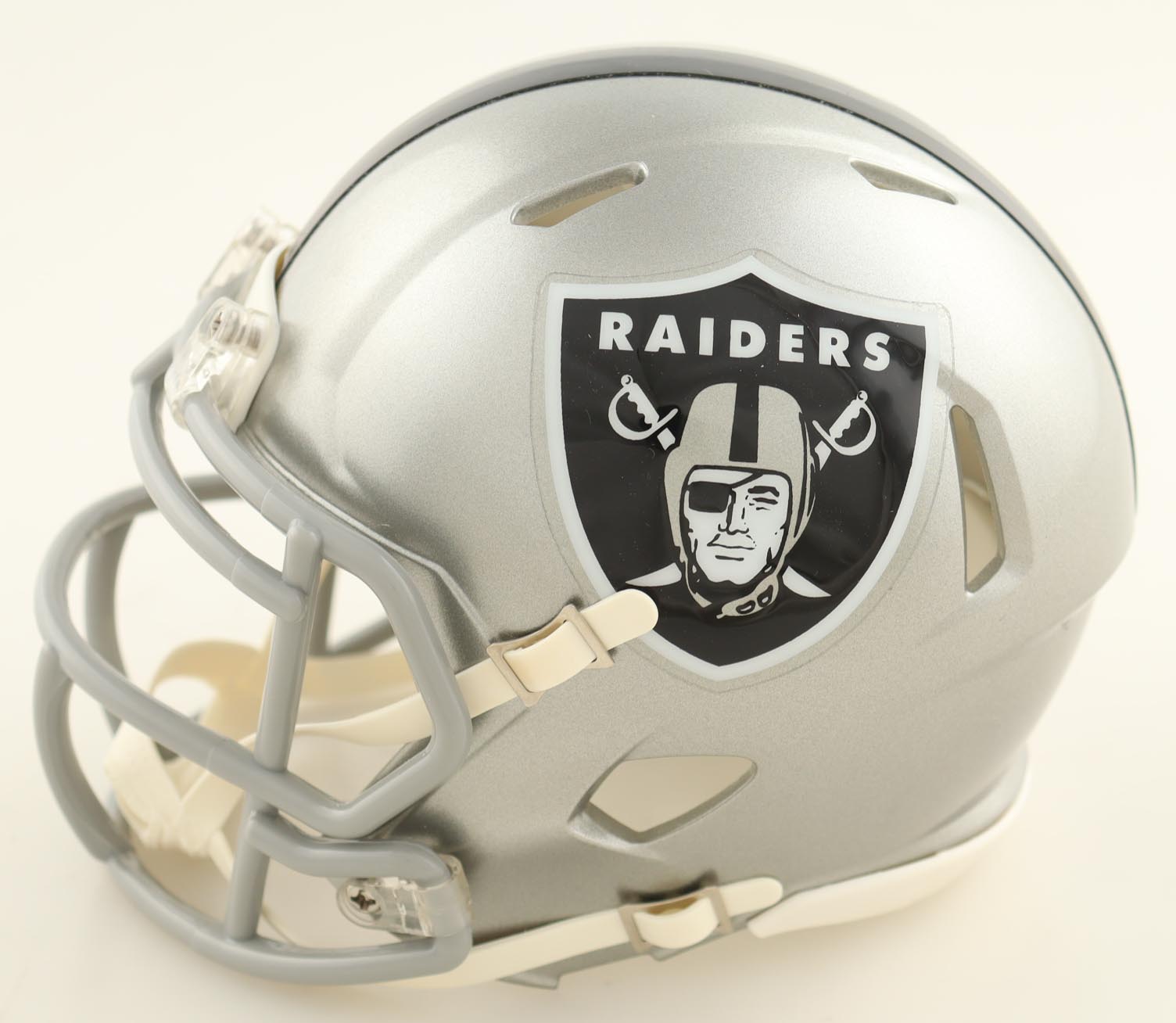 Jim Plunkett Signed Raiders Speed Mini Helmet (Schwartz) at PristineAuction.com Jim Plunkett Signed Raiders Speed Mini Helmet (Schwartz) at PristineAuction.com