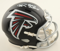 Andre Rison Signed Falcons Speed Mini Helmet Inscribed "Bad Moon" (Schwartz) at PristineAuction.com