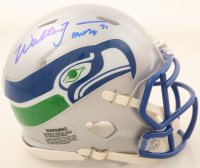 Walter Jones Signed Seahawks Throwback Alternate Speed Mini Helmet Inscribed "HOF '14" (Schwartz) at PristineAuction.com
