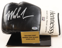 Mike Tyson Signed Hennessy Model Boxing Glove with Display Stand (PSA & Tyson) at PristineAuction.com
