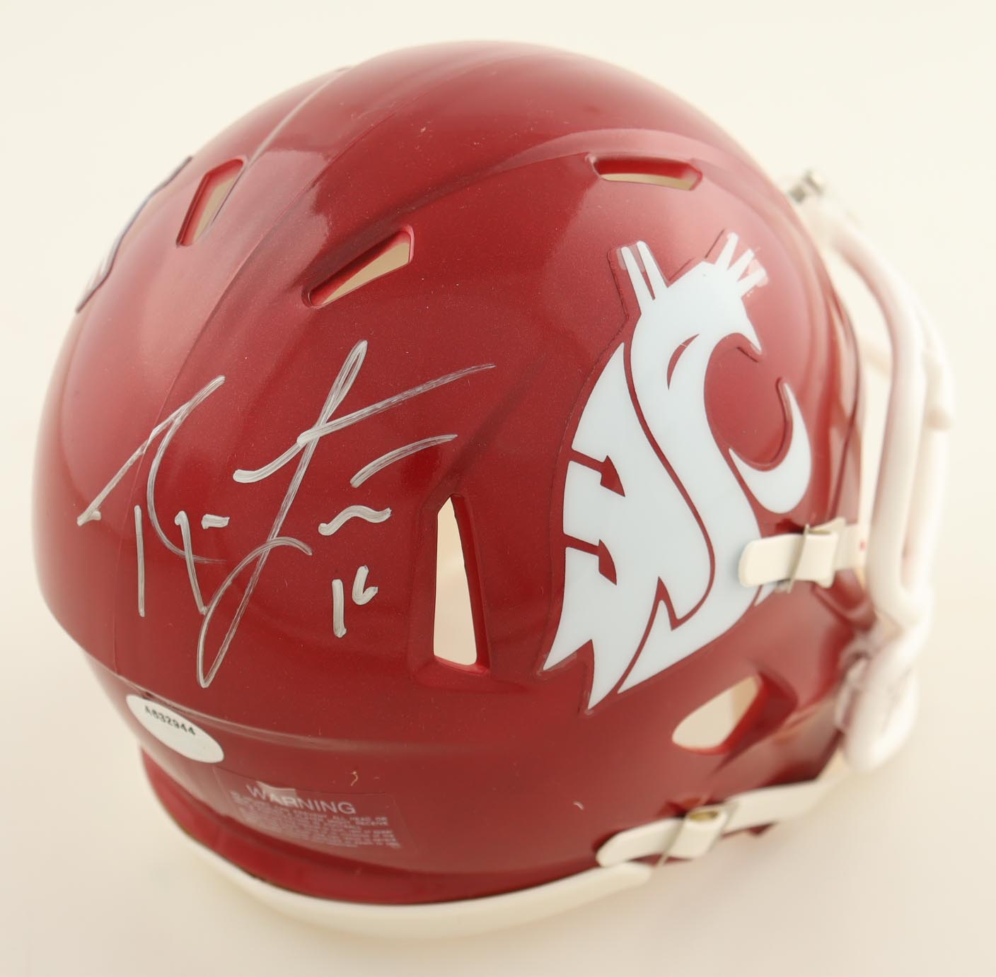 Ryan Leaf Signed Washington State Cougars Speed Mini Helmet (Schwartz) at PristineAuction.com Ryan Leaf Signed Washington State Cougars Speed Mini Helmet (Schwartz) at PristineAuction.com