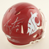 Ryan Leaf Signed Washington State Cougars Speed Mini Helmet (Schwartz) at PristineAuction.com