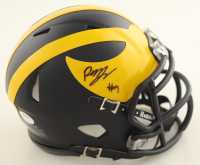 Rod Moore Signed Michigan Wolverines Speed Mini Helmet (Schwartz) at PristineAuction.com