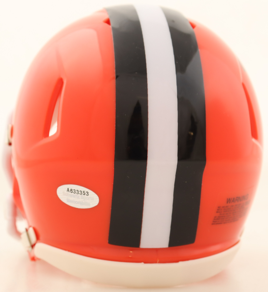 Joe Thomas Signed Browns Speed Mini Helmet (Schwartz) at PristineAuction.com Joe Thomas Signed Browns Speed Mini Helmet (Schwartz) at PristineAuction.com