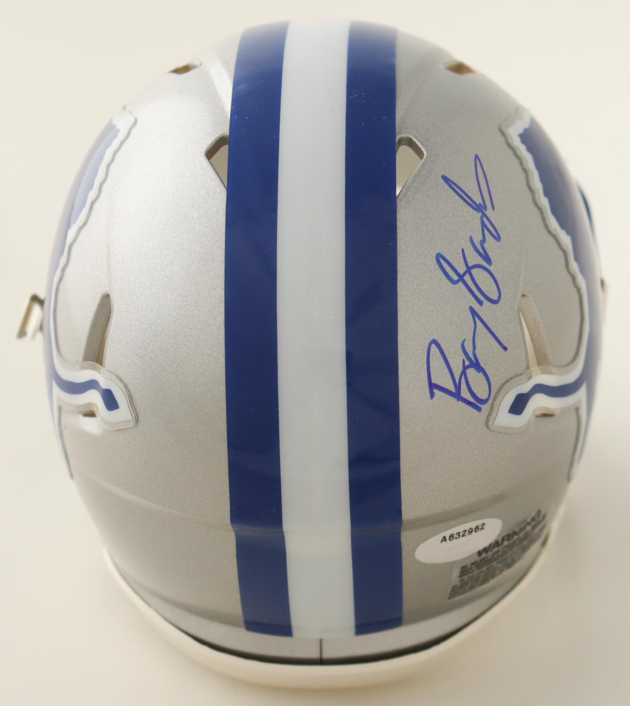 Barry Sanders Signed Lions Speed Mini Helmet (Schwartz) at PristineAuction.com Barry Sanders Signed Lions Speed Mini Helmet (Schwartz) at PristineAuction.com