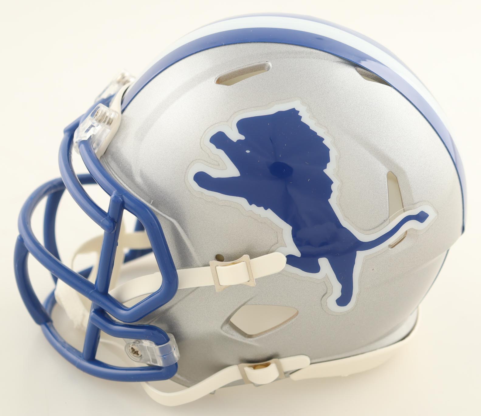 Barry Sanders Signed Lions Speed Mini Helmet (Schwartz) at PristineAuction.com Barry Sanders Signed Lions Speed Mini Helmet (Schwartz) at PristineAuction.com