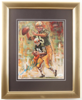 Bart Starr Signed Packers Custom Framed Art Print Display (JSA) at PristineAuction.com