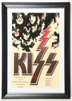 1976 KISS Custom Framed Concert Poster at PristineAuction.com