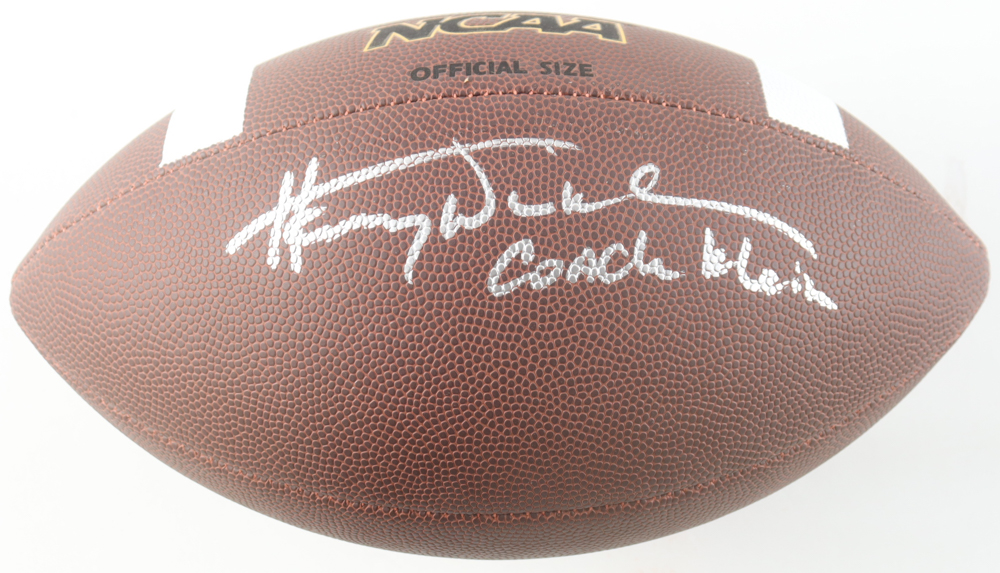 Henry Winkler Signed NCAA Football Inscribed "Coach Klein" (Schwartz) at PristineAuction.com Henry Winkler Signed NCAA Football Inscribed "Coach Klein" (Schwartz) at PristineAuction.com