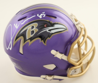 Derrick Mason Signed Ravens Speed Mini Helmet (Schwartz) at PristineAuction.com