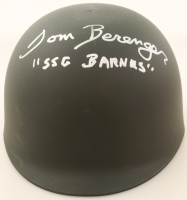 Tom Berenger Signed "Platoon" Replica Army Helmet Inscribed "SSG Barnes" (Schwartz) at PristineAuction.com