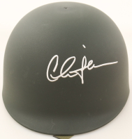 Charlie Sheen Signed "Platoon" Replica Army Helmet (Schwartz) at PristineAuction.com