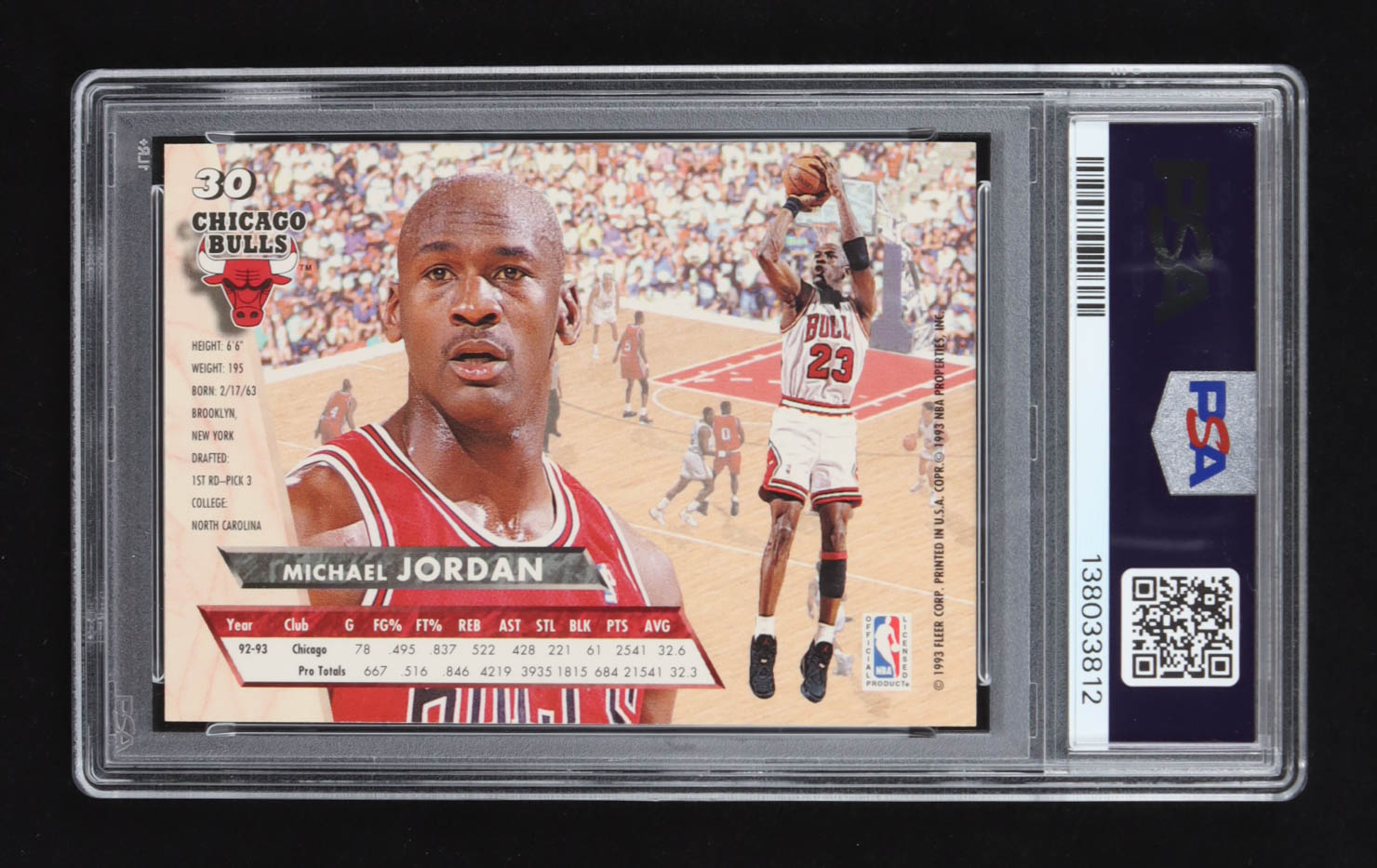 Michael Jordan 1993-94 Ultra #30 (PSA 9) at PristineAuction.com Michael Jordan 1993-94 Ultra #30 (PSA 9) at PristineAuction.com