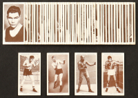 1938 Churchman Boxing Personalities Complete Set of (50) Cigarette Cards with Joe Louis #26, James J. Braddock #6, Jack Johnson #20, Jack Dempsey #12, Gene Tunney #35 at PristineAuction.com