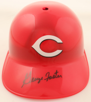 George Foster Signed Reds Full-Size Batting Helmet (Schwartz) at PristineAuction.com