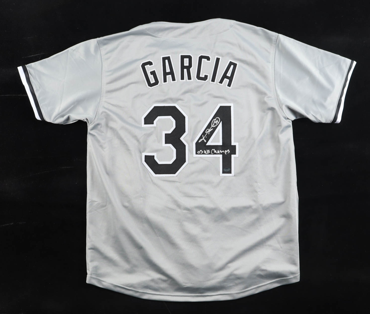 Freddy Garcia Signed Jersey Inscribed "05 WS Champs" (Schwartz) at PristineAuction.com Freddy Garcia Signed Jersey Inscribed "05 WS Champs" (Schwartz) at PristineAuction.com