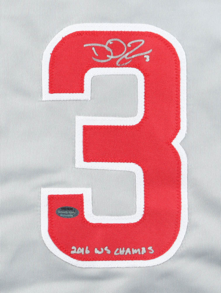 David Ross Signed Jersey Inscribed "2016 WS Champs" (Schwartz) at PristineAuction.com David Ross Signed Jersey Inscribed "2016 WS Champs" (Schwartz) at PristineAuction.com