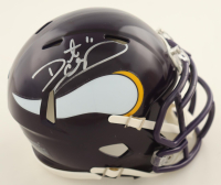 Daunte Culpepper Signed Vikings Throwback Alternate Speed Mini Helmet (Schwartz) at PristineAuction.com