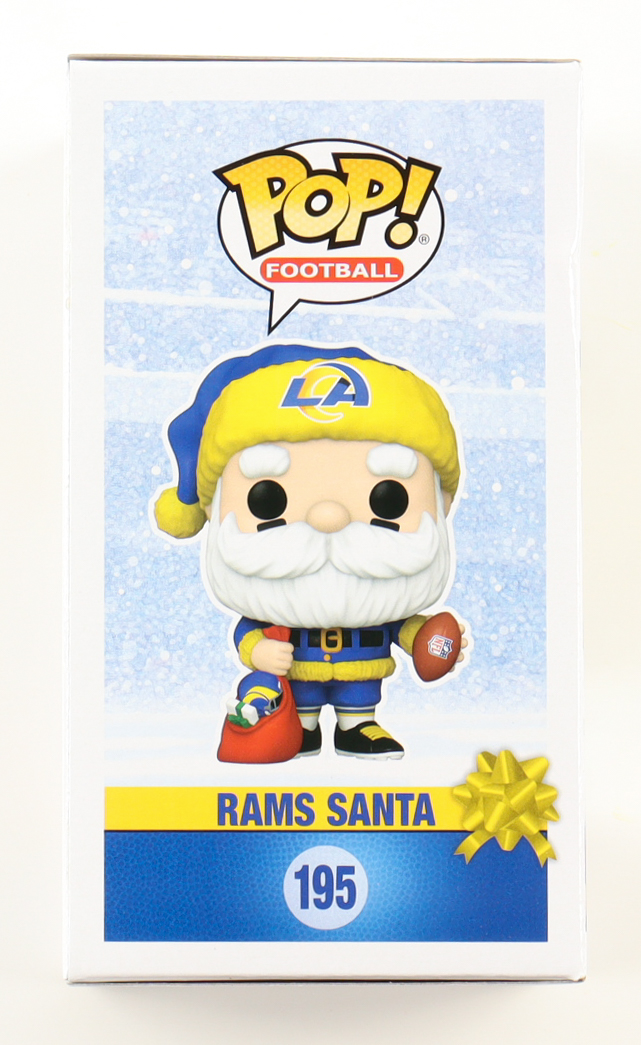 Jack Youngblood Signed Rams #195 Rams Santa Funko Pop! Vinyl Figure Inscribed "HF 01" (Schwartz) at PristineAuction.com Jack Youngblood Signed Rams #195 Rams Santa Funko Pop! Vinyl Figure Inscribed "HF 01" (Schwartz) at PristineAuction.com
