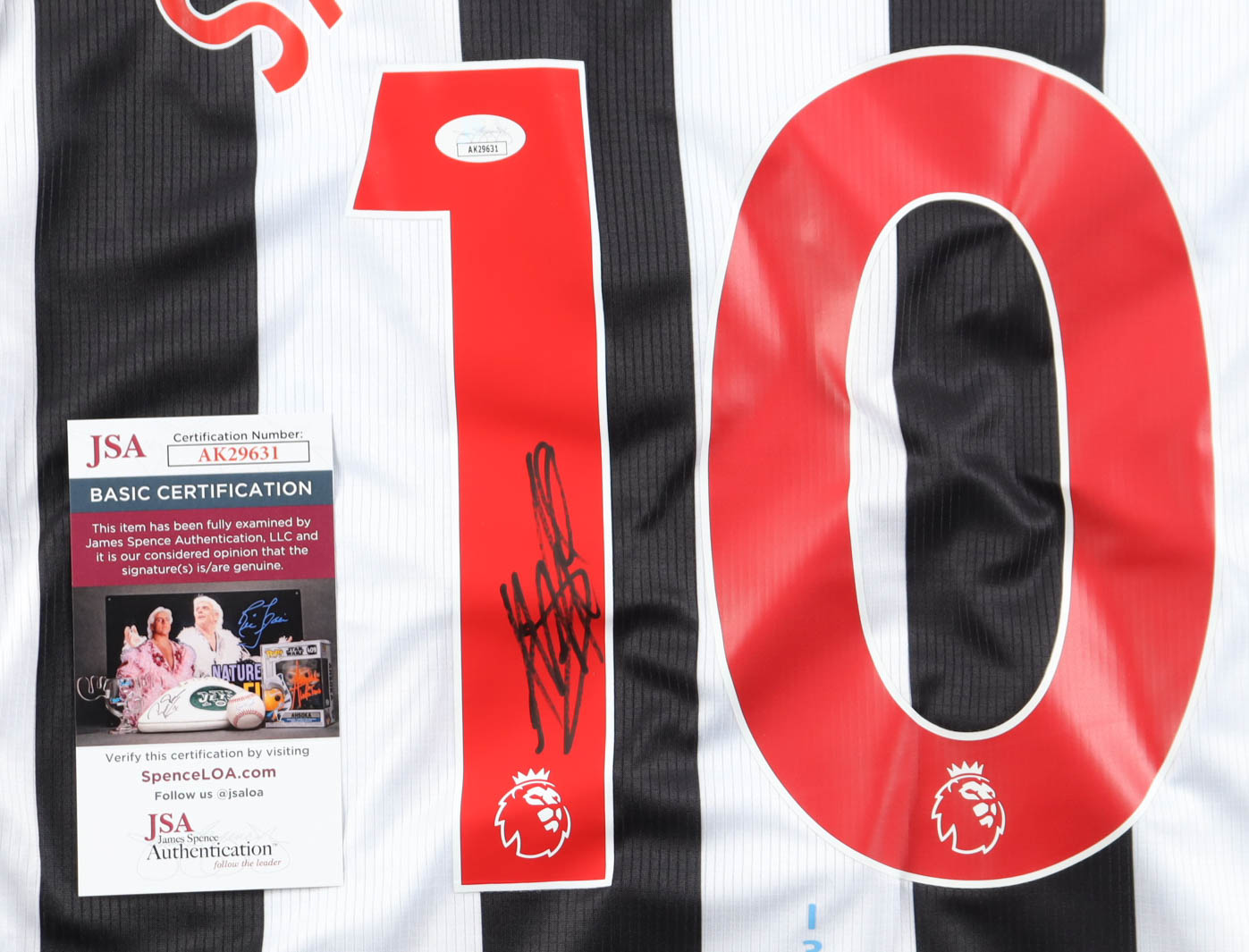 Allan Saint-Maximin Signed Newcastle United F.C. Castore Authentic Jersey (JSA) at PristineAuction.com Allan Saint-Maximin Signed Newcastle United F.C. Castore Authentic Jersey (JSA) at PristineAuction.com