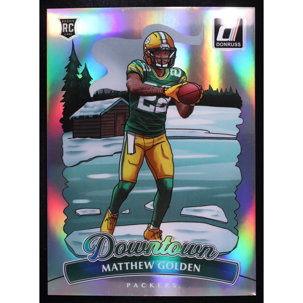 Matthew Golden 2025 Donruss Downtown! Oversize #18 RC at PristineAuction.com
