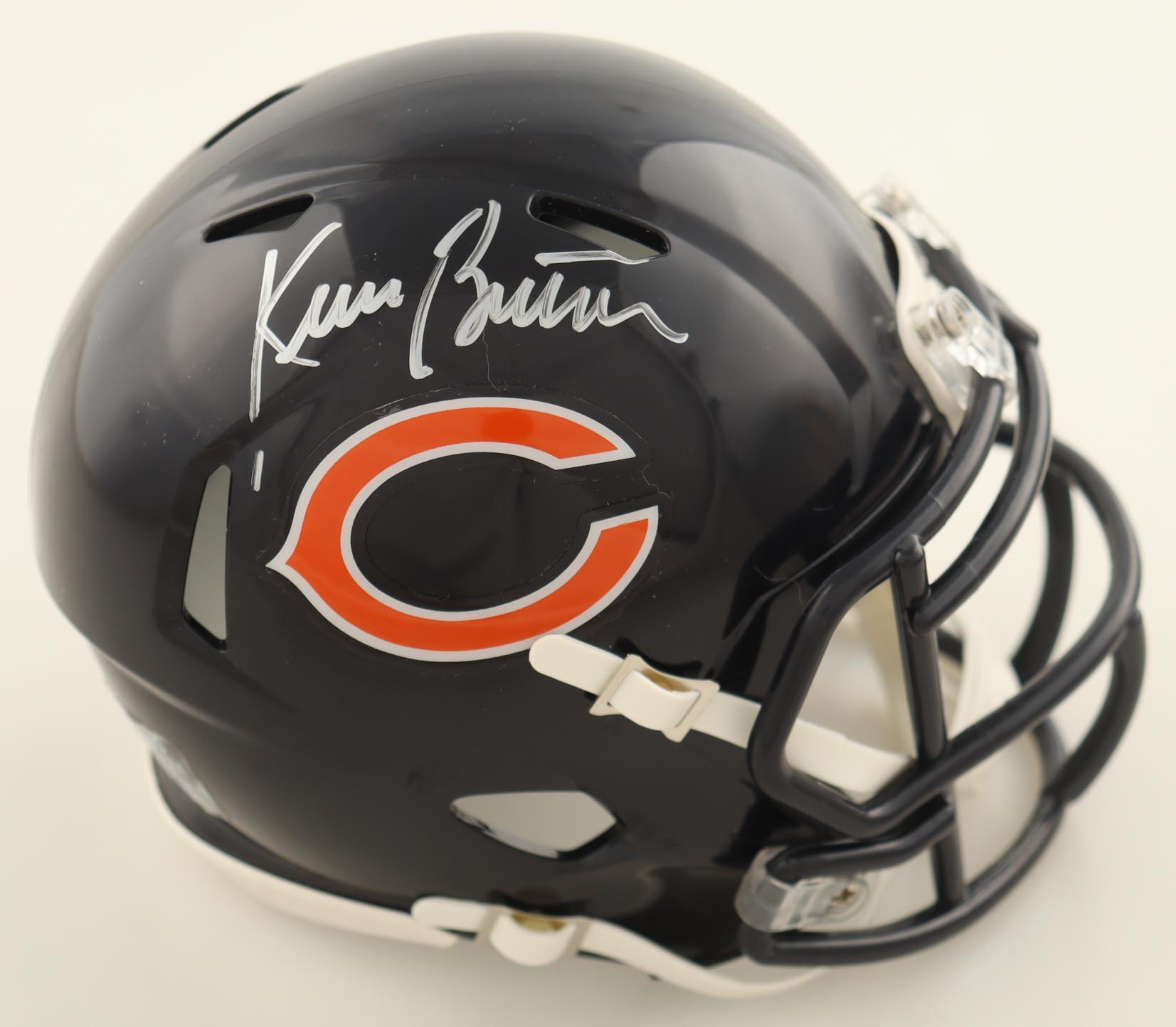 Kevin Butler Signed Bears Speed Mini Helmet (Schwartz) at PristineAuction.com Kevin Butler Signed Bears Speed Mini Helmet (Schwartz) at PristineAuction.com