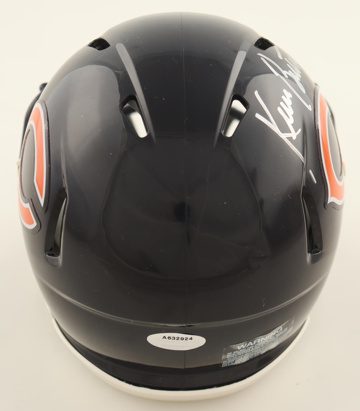 Kevin Butler Signed Bears Speed Mini Helmet (Schwartz) at PristineAuction.com Kevin Butler Signed Bears Speed Mini Helmet (Schwartz) at PristineAuction.com