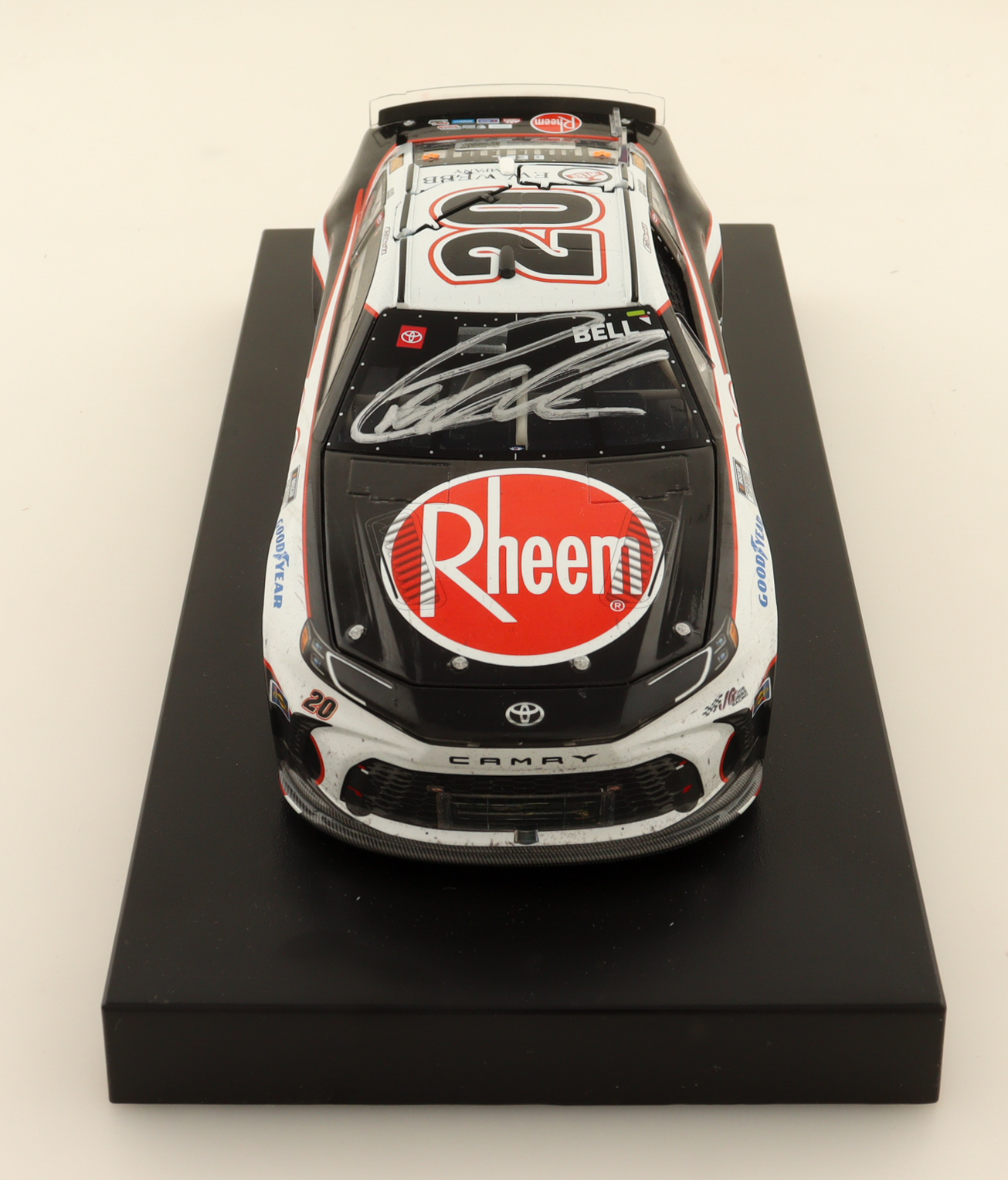 Christopher Bell Signed 2024 #20 Rheem New Hampshire Win Camry | 1:24 Diecast Car (Bell COA) at PristineAuction.com Christopher Bell Signed 2024 #20 Rheem New Hampshire Win Camry | 1:24 Diecast Car (Bell COA) at PristineAuction.com