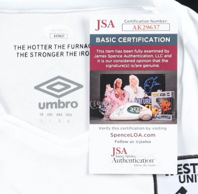 Said Benrahma Signed West Ham United F.C. Umbro Authentic Jersey (JSA) at PristineAuction.com Said Benrahma Signed West Ham United F.C. Umbro Authentic Jersey (JSA) at PristineAuction.com