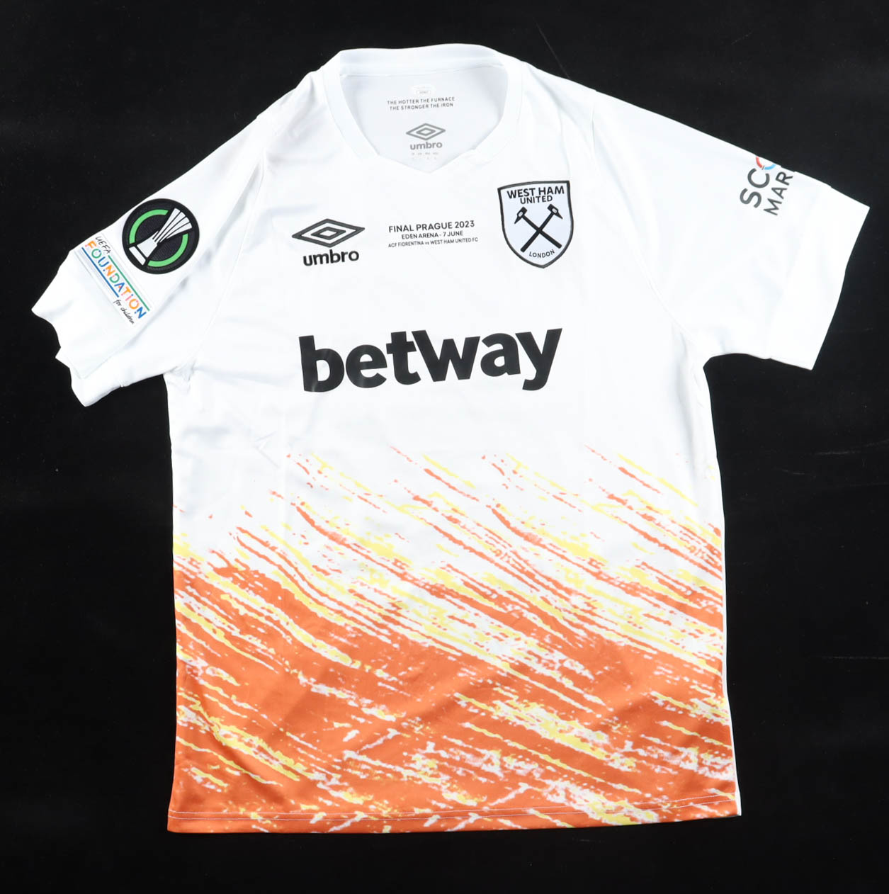 Said Benrahma Signed West Ham United F.C. Umbro Authentic Jersey (JSA) at PristineAuction.com Said Benrahma Signed West Ham United F.C. Umbro Authentic Jersey (JSA) at PristineAuction.com