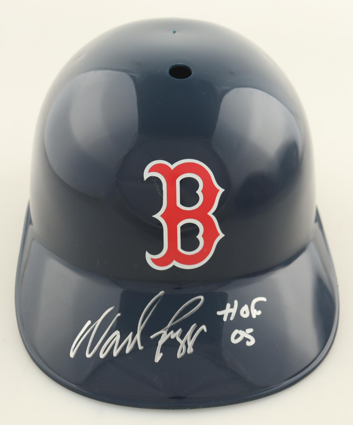 Wade Boggs Signed Red Sox Full-Size Batting Helmet Inscribed "HOF 05" (Schwartz) at PristineAuction.com Wade Boggs Signed Red Sox Full-Size Batting Helmet Inscribed "HOF 05" (Schwartz) at PristineAuction.com