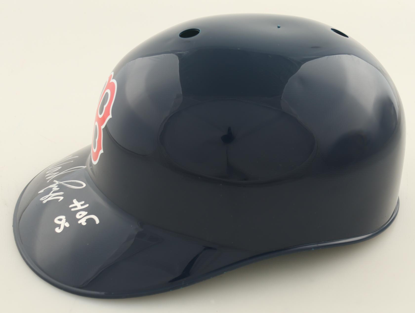 Wade Boggs Signed Red Sox Full-Size Batting Helmet Inscribed "HOF 05" (Schwartz) at PristineAuction.com Wade Boggs Signed Red Sox Full-Size Batting Helmet Inscribed "HOF 05" (Schwartz) at PristineAuction.com