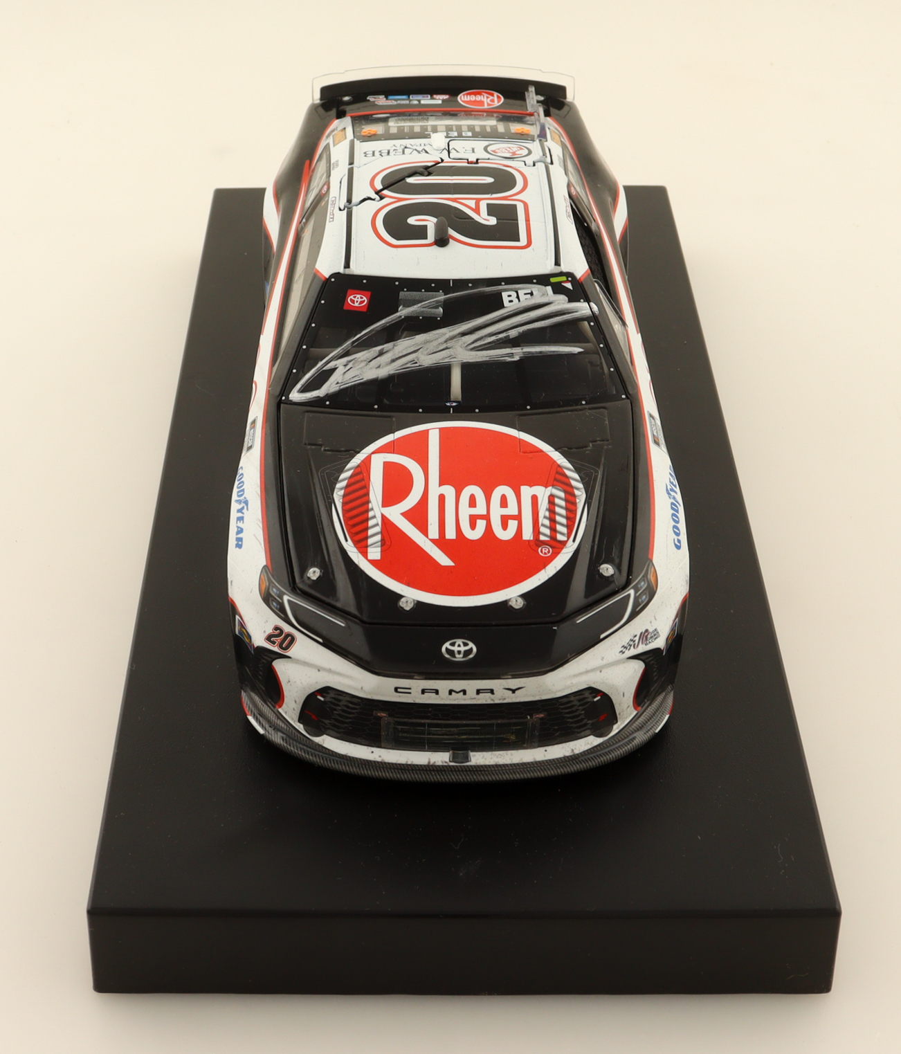 Christopher Bell Signed 2024 #20 Rheem New Hampshire Win Camry | 1:24 Diecast Car (Bell COA) at PristineAuction.com Christopher Bell Signed 2024 #20 Rheem New Hampshire Win Camry | 1:24 Diecast Car (Bell COA) at PristineAuction.com