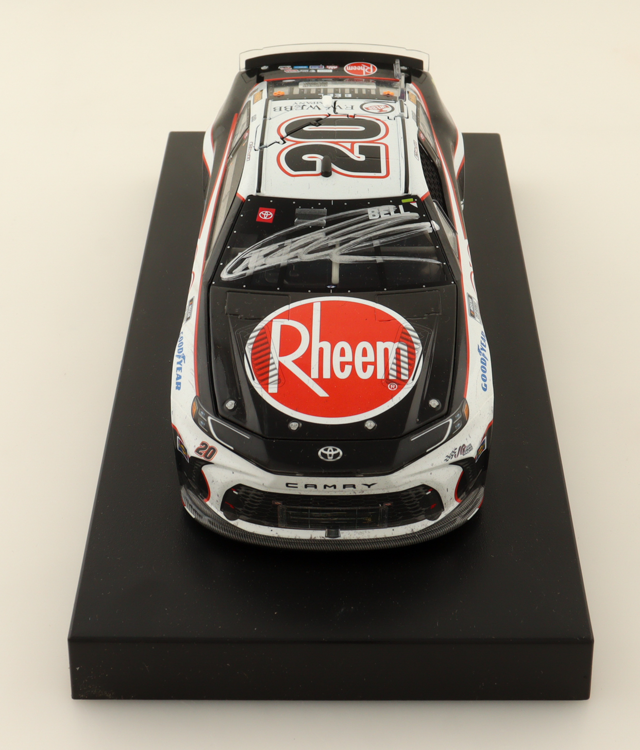 Christopher Bell Signed 2024 #20 Rheem New Hampshire Win Camry | 1:24 Diecast Car (Bell COA) at PristineAuction.com Christopher Bell Signed 2024 #20 Rheem New Hampshire Win Camry | 1:24 Diecast Car (Bell COA) at PristineAuction.com