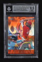 Elly De La Cruz / Travis Bazzana 2024 Leaf Metal Special Release Exclusive Rookie Ed. Dual Lava Orange Foil Proofs #ERE01 RC #1/1 (BGS 8.5) at PristineAuction.com