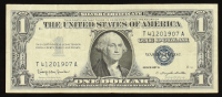 1957-B United States $1 One Dollar Silver Certificate - Blue Seal at PristineAuction.com
