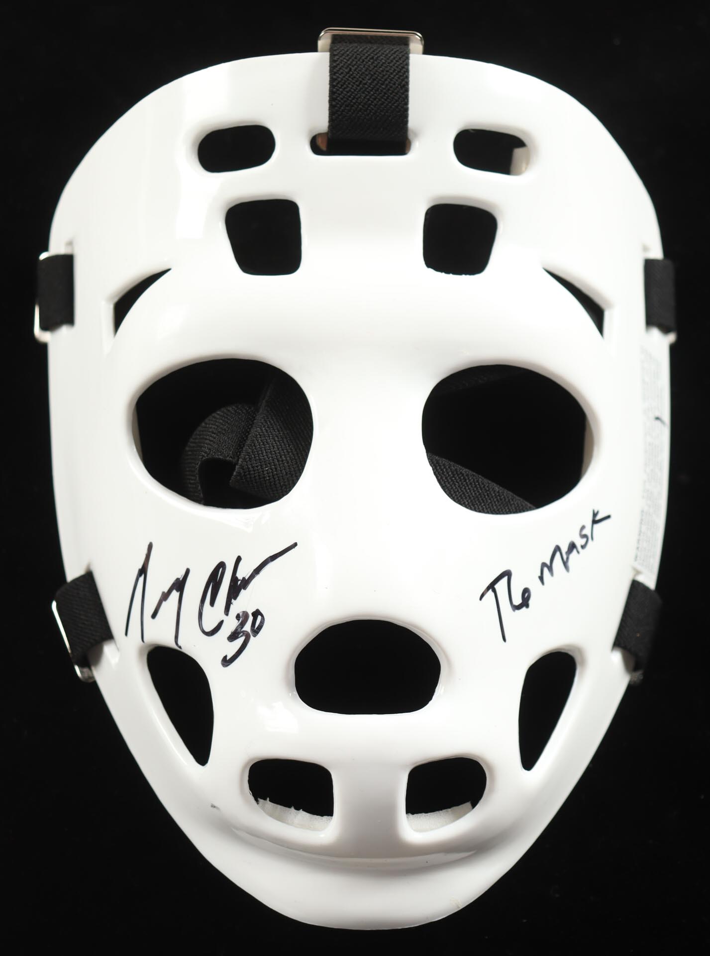 Gerry Cheevers Signed Hockey Goalie Mask Inscribed "The Mask" (Schwartz) at PristineAuction.com Gerry Cheevers Signed Hockey Goalie Mask Inscribed "The Mask" (Schwartz) at PristineAuction.com