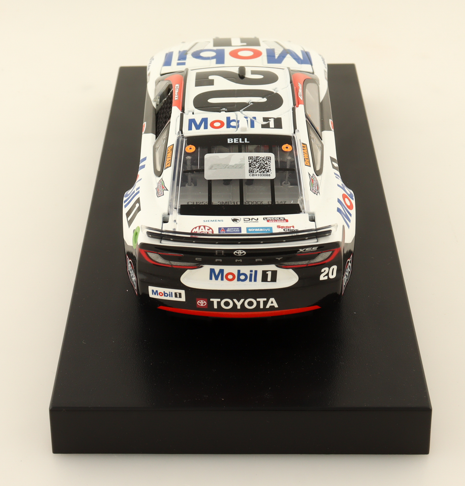 Christopher Bell Signed 2025 #20 Mobil 1 Camry | 1:24 Diecast Car (Bell COA) at PristineAuction.com Christopher Bell Signed 2025 #20 Mobil 1 Camry | 1:24 Diecast Car (Bell COA) at PristineAuction.com