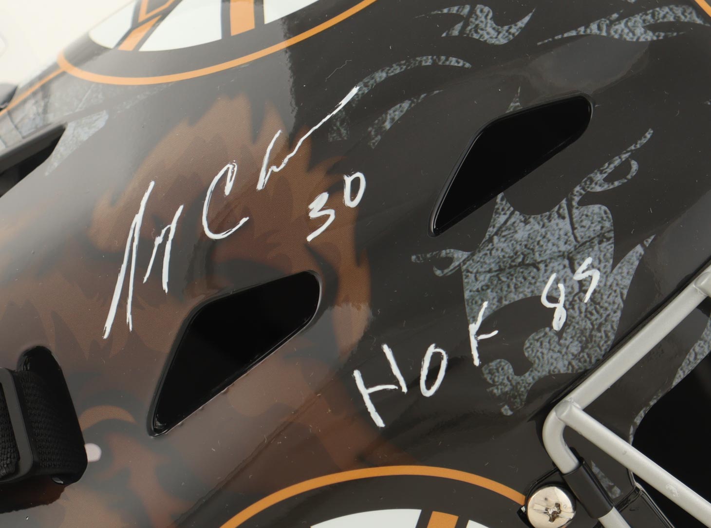 Gerry Cheevers Signed Hockey Goalie Mask Inscribed "HOF 85" (Schwartz) at PristineAuction.com Gerry Cheevers Signed Hockey Goalie Mask Inscribed "HOF 85" (Schwartz) at PristineAuction.com
