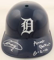 Armando Galarraga Signed Tigers Full-Size Batting Helmet Inscribed "Almost Perfect 6-2-10" (Schwartz) at PristineAuction.com