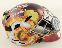 Mike Vernon Signed Hockey Goalie Mask Inscribed "HOF 2023" (Schwartz) at PristineAuction.com