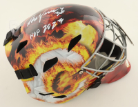 Mike Vernon Signed Hockey Goalie Mask Inscribed "HOF 2023" (Schwartz) at PristineAuction.com